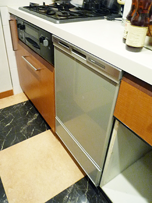 食洗器交換でもお気に入りのキッチンはそのままで　品川区K様邸